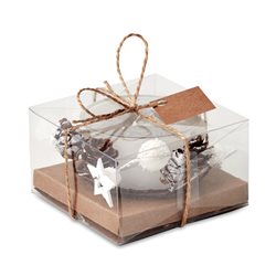 Portavelas navideño blanco en estuche de presentación de regalo · KoalaRojo, Artículo promocional y personalizado