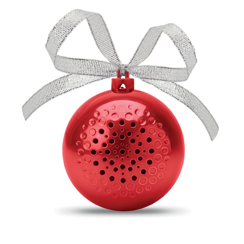 Altavoz Bluetooth en forma de bola de navidad con batería recargable · Koala Rojo, Merchandising promocional y personalizado