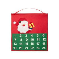 Calendario de adviento con días con bolsillos para los detalles · Merchandising promocional de Navidad Personalizada · Koala Rojo