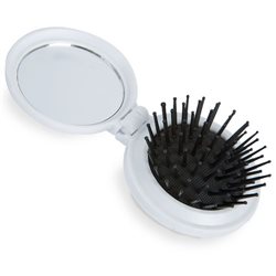 Mini cepillo con espejo de forma redonda con púas tipo erizo · Merchandising promocional de Cuidado personal · Koala Rojo