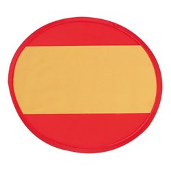 Fresbe España o disco volador plegable con diseño bandera nacional · Merchandising promocional de España · Koala Rojo
