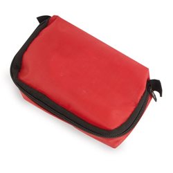 Botiquin auxilio en estuche de nylon rojo con cremallera · Merchandising promocional de Kits de primeros auxilios · Koala Rojo